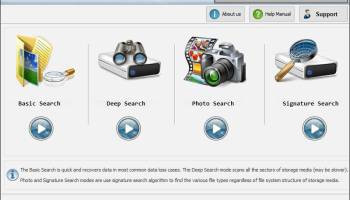 USB Drive Data Restore Software screenshot