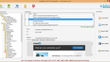 OST File Exporter screenshot