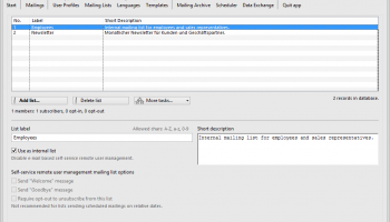 STAR Desktop Mailings for Windows screenshot