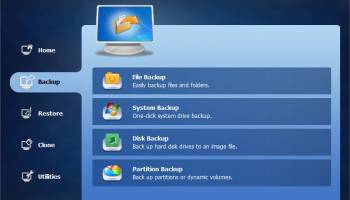 AOMEI Backupper Professional Edition screenshot