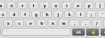 Touch Screen Keyboard screenshot