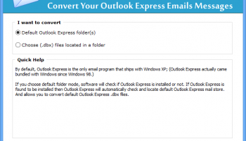 Software4help Outlook Express Converter screenshot