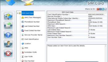 SIM Card Data Undelete screenshot