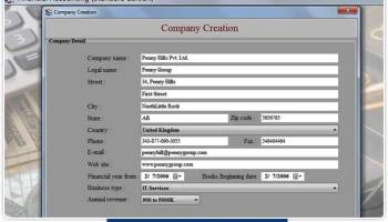 Financial Accounting Tool screenshot