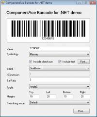 ComponentAce Barcode .NET screenshot