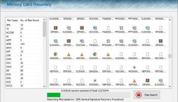 SD Card Files Recovery Software screenshot