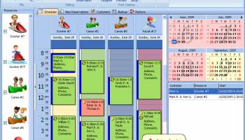 Sports Rental Calendar for Workgroup screenshot