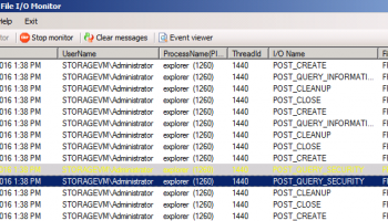 File IO Monitor screenshot