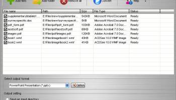 Aostsoft Document Image to PowerPoint Converter Pro screenshot