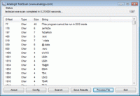AnalogX TextScan screenshot