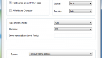 MDB (Access) to DBF Converter screenshot