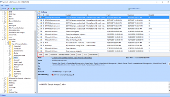 Analyse and Read MSG File Viewer screenshot