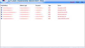 XenArmor Outlook Password Recovery Pro screenshot