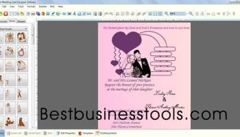 Wedding Card Designer Software screenshot