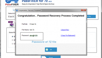 7z Password Unlocker screenshot