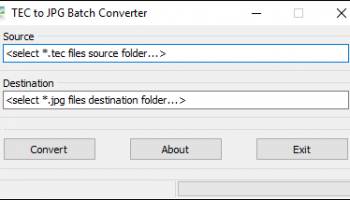 TEC to JPG Batch Converter screenshot