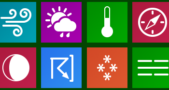 Icons-Land Metro Weather Icon Set screenshot