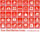 Free Red Button Icons