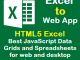 VeryUtils HTML5 Excel