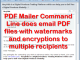 VeryUtils PDF Mailer Command Line