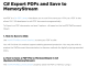C# Export PDFs and Save to MemoryStream