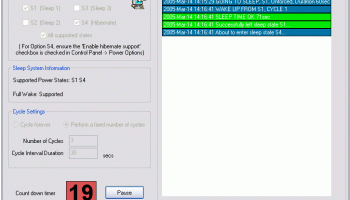 PassMark Sleeper screenshot