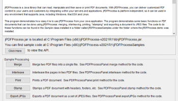jPDFProcess screenshot