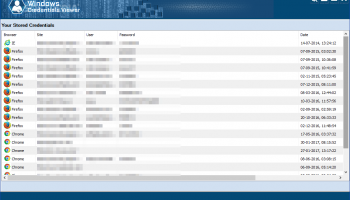 Windows Credentials Viewer screenshot