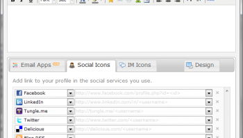WiseStamp screenshot