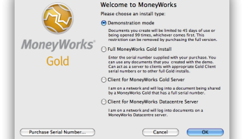 MoneyWorks Express screenshot