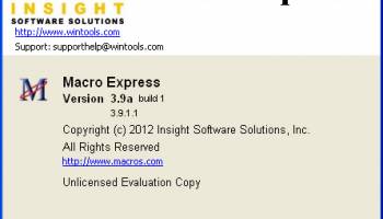 Macro Express screenshot