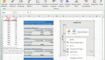 statistiXL screenshot