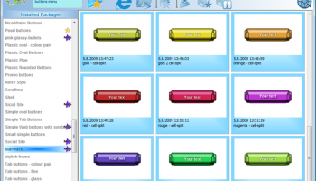 Agama Web Buttons screenshot