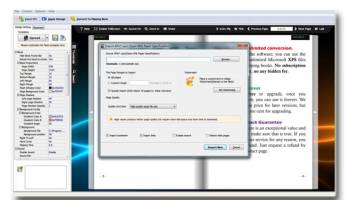 XPS to Flash Brochure screenshot