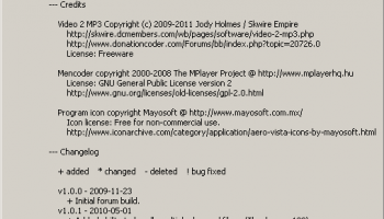 Video 2 MP3 screenshot