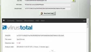 VirusTotal Scanner screenshot
