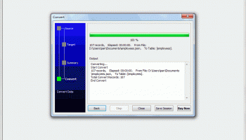 JsonToSqlite screenshot