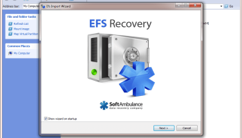 SoftAmbulance EFS Recovery screenshot