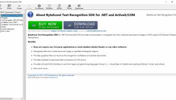 ByteScout Text Recognition SDK screenshot