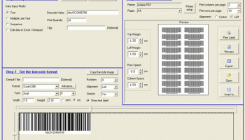 Barcode Generator & Overprinter screenshot