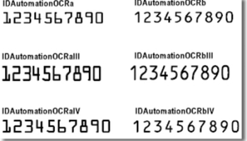 OCR Font Advantage Package screenshot