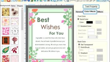 Greeting Cards Software screenshot