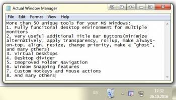 Actual Window Manager screenshot