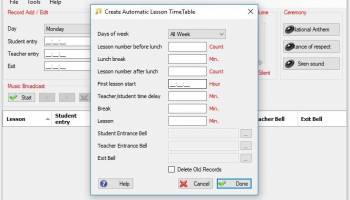 isimSoftware Bell Scheduling Software screenshot