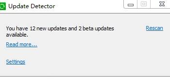 Update Detector screenshot