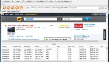 Touche Yellow Pages Spider screenshot