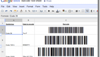 Sheets 2D Barcode Generator for Google screenshot