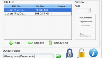 PDF Encrypter for Mac screenshot