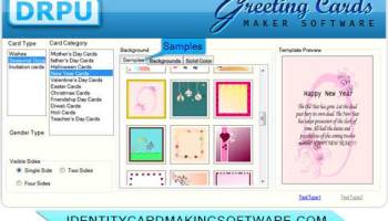 Greeting Card Making Software screenshot