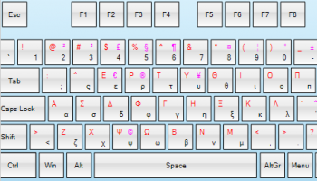 Virtual Keyboard for WinForms screenshot